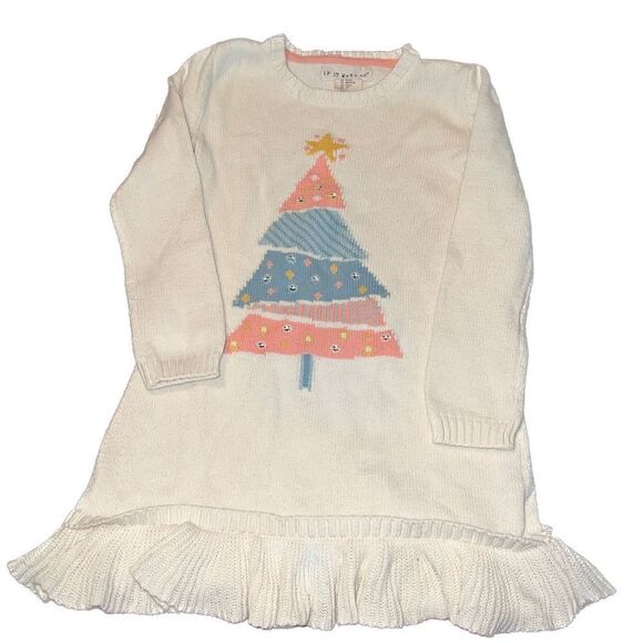 Girls Winter If it were Me Christmas Tree Sweater Dress Size M (5-6) - Picture 1 of 4